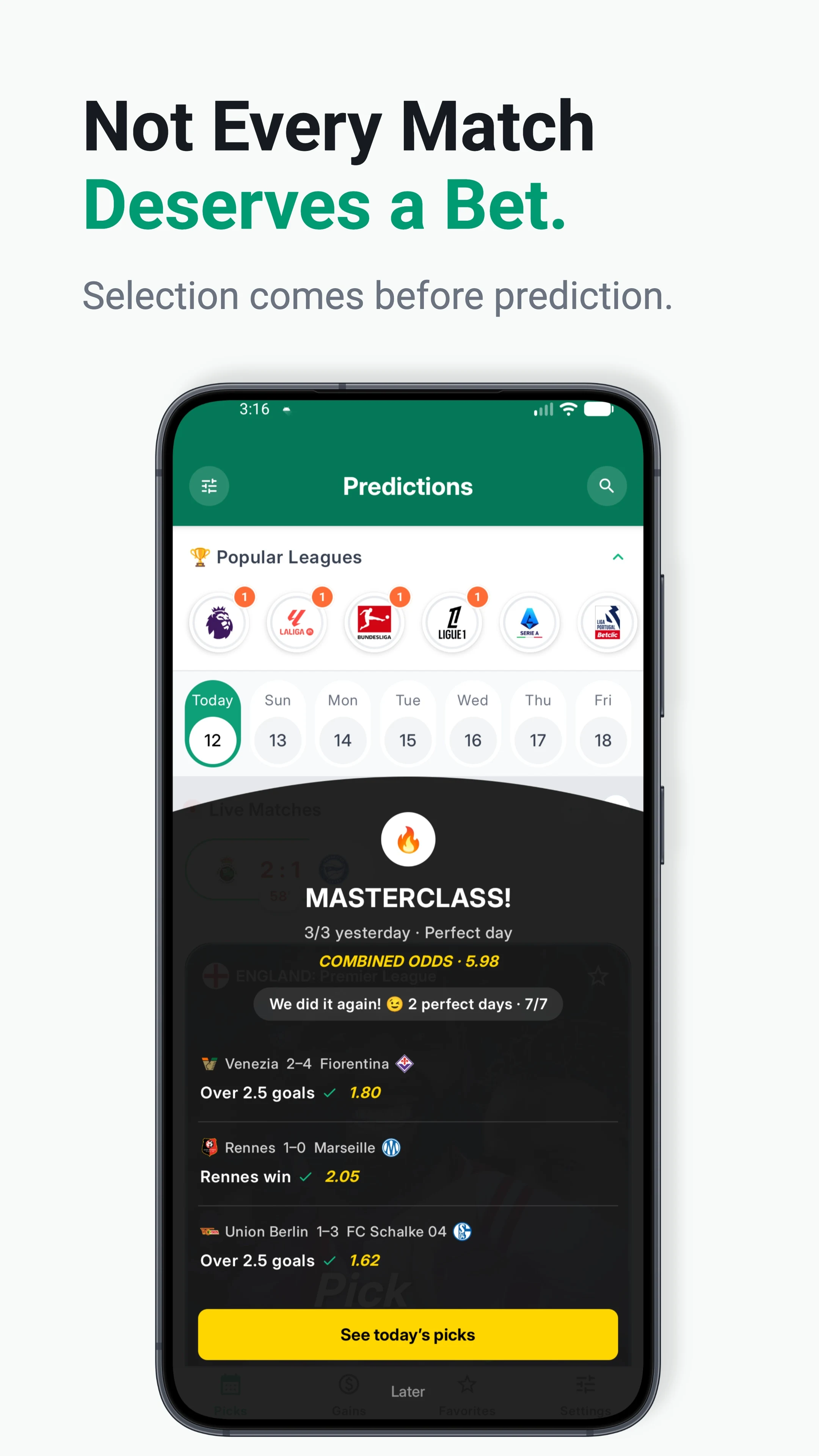 PronoFoot+ Football Tips screenshot